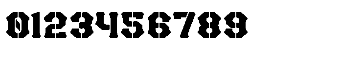 Hardline Ranger Regular Font OTHER CHARS