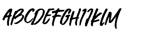Hardpaper Font UPPERCASE