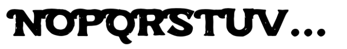 Hardwest Font UPPERCASE