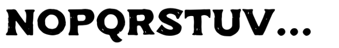 Hardwest Font LOWERCASE