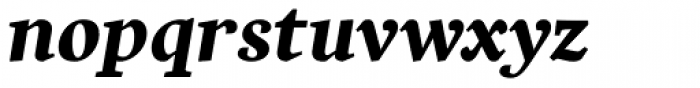 Harfang Black Italic Font LOWERCASE