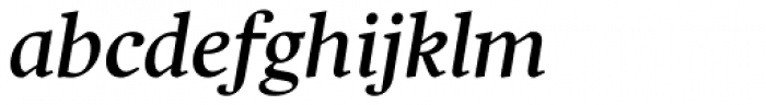 Harfang Book Italic Font LOWERCASE