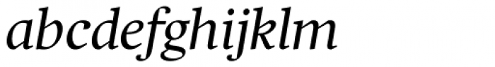 Harfang Light Italic Font LOWERCASE