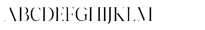 Harfine Regular Font UPPERCASE