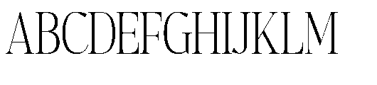 Harfterd Regular Font UPPERCASE