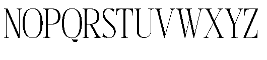 Harfterd Regular Font UPPERCASE