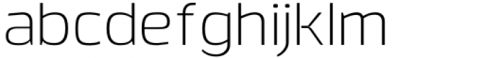 Hargloves Sans Thin Font LOWERCASE