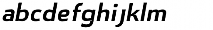Hargloves Semi Bold Italic Font LOWERCASE