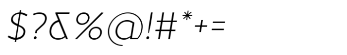 Hargreave Light Italic Font OTHER CHARS