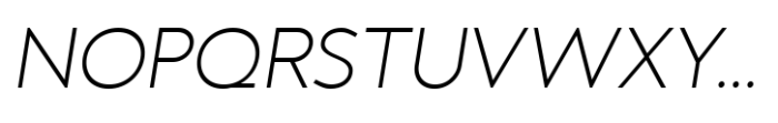 Hargreave Light Italic Font UPPERCASE