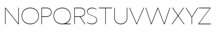 Hargreave Thin Font UPPERCASE