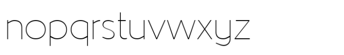 Hargreave Thin Font LOWERCASE