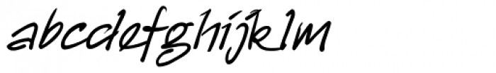 Harico Handwriting Pro Font LOWERCASE