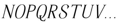 Haritego Italic Font UPPERCASE