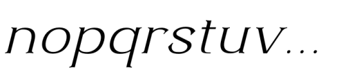 Haritego Italic Font LOWERCASE