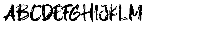 Harjimed Font UPPERCASE