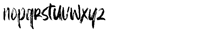 Harjimed Font LOWERCASE