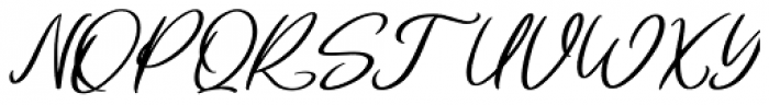 Harlane Italic Font UPPERCASE