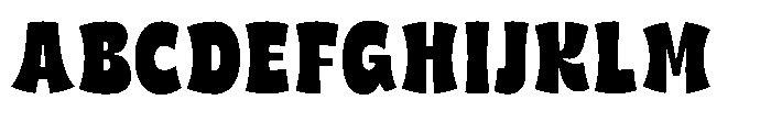 Harley Maykids Font UPPERCASE
