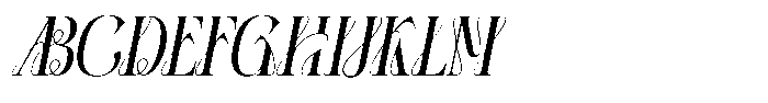 Harlios Italic Font UPPERCASE