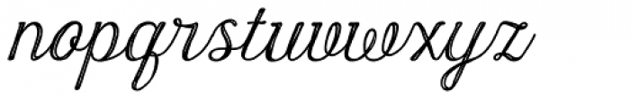 Harman Script Inline Font LOWERCASE