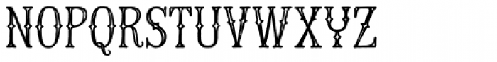 Harman Western Inline Font LOWERCASE