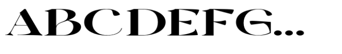 Harmond Bold Extra Expanded Font UPPERCASE