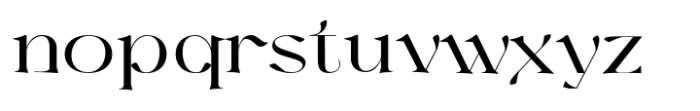 Harmond Expanded Font LOWERCASE