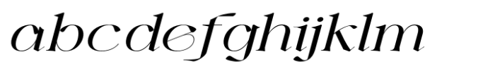 Harmond Italic Expanded FONT