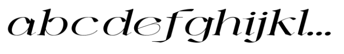 Harmond Italic Extra Expanded FONT