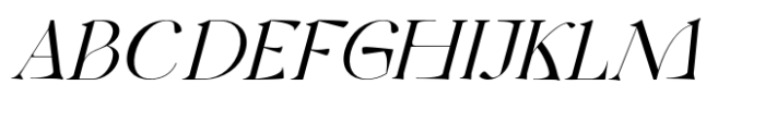 Harmond Italic Font UPPERCASE