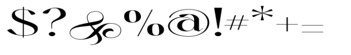 Harmond Medium Extra Expanded Font OTHER CHARS
