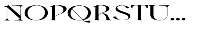 Harmond Medium Extra Expanded Font UPPERCASE