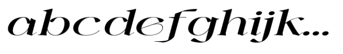 Harmond Medium Italic Extra Expanded FONT