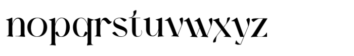 Harmond Medium Font LOWERCASE
