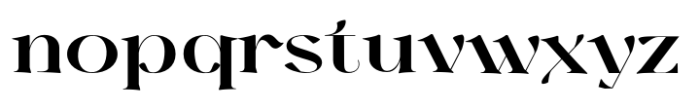 Harmond Semi Bold Expanded Font LOWERCASE