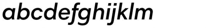 Harmonia Sans Pro Cyrillic SemiBold Italic Font LOWERCASE