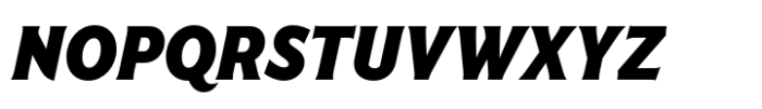 Harmonique Black Italic Font UPPERCASE