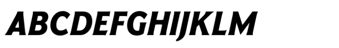 Harmonique Bold Italic Font UPPERCASE