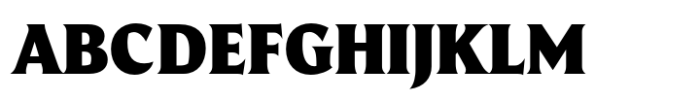 Harmonique Display Black Font UPPERCASE