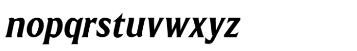 Harmonique Display Bold Italic Font LOWERCASE