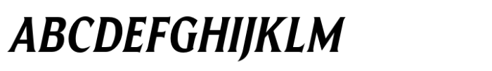 Harmonique Display Semi Bold Italic Font UPPERCASE