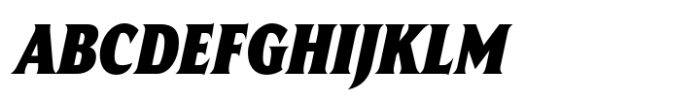 Harmonique Display Ultra Italic Font UPPERCASE