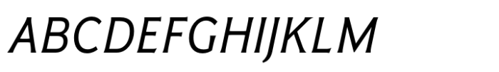 Harmonique Light Italic Font UPPERCASE