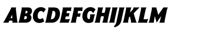 Harmonique Ultra Italic Font UPPERCASE