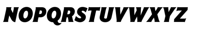 Harmonique Ultra Italic Font UPPERCASE