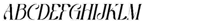 Harmony Dream Italic Font UPPERCASE