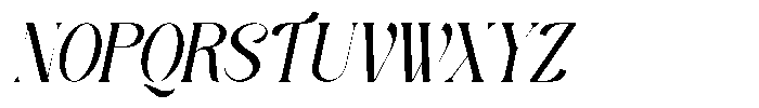 Harmony Dream Italic Font UPPERCASE