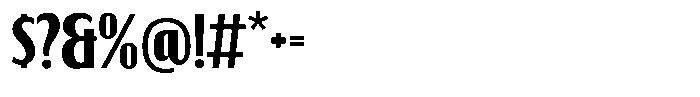 Harney Regular Font OTHER CHARS