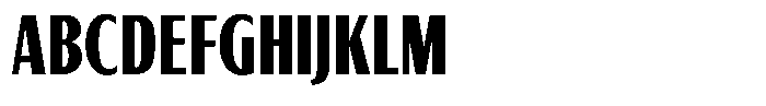 Harney Regular Font UPPERCASE